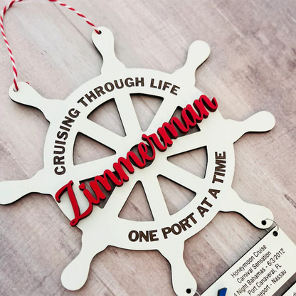 Anchor Cruise cabin door decor, cruise door hanger