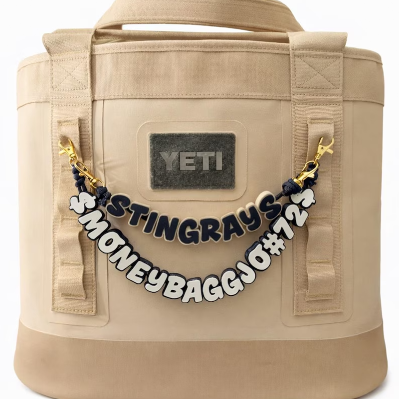 Custom Charms for Yeti Camino and Bogg tote bags