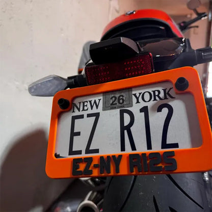 Motorcycle License Plate Frame