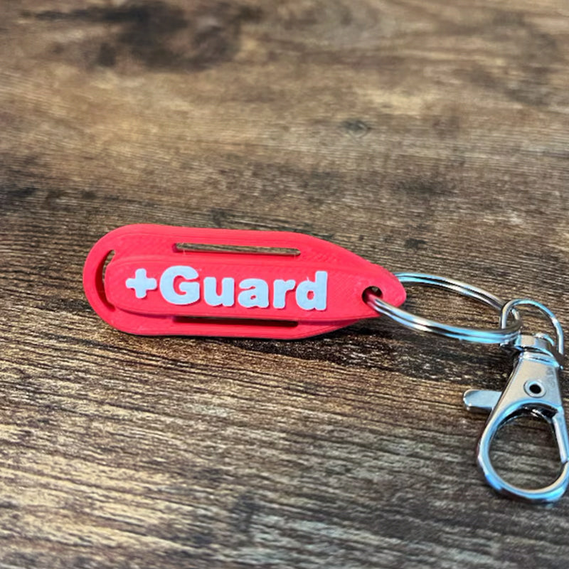 Personalized Lifeguard Buoy Keychain | Backpack Tags