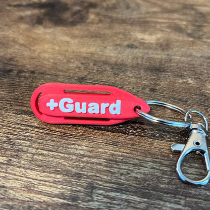 Personalized Lifeguard Buoy Keychain | Backpack Tags