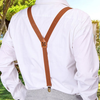 Personalized Groomsmen Suspenders, Rustic Wedding, Suspenders Best Man