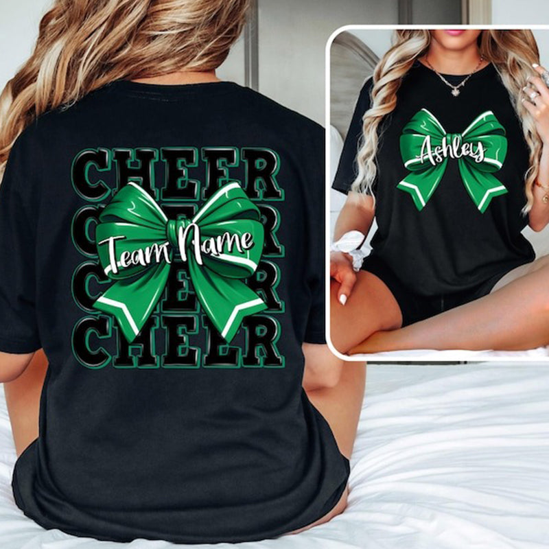 Personalized Cheerleader Gift, Cheer Mom with Name Shirt