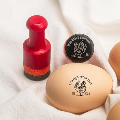 Custom Egg Stamp! Farm Stamp | Egg Marking | Egg Stamper | Egg Carton Stamp