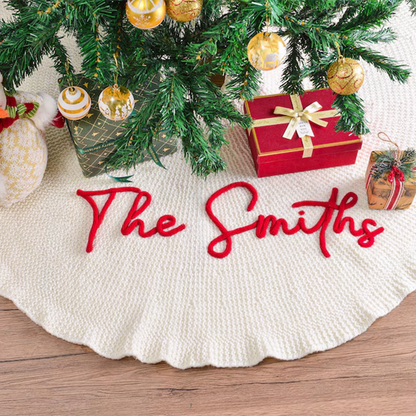 Personalized Christmas Tree Skirt