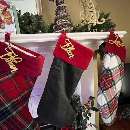 3D Stocking Name Tags Acrylic Christmas Stocking Name Tag
