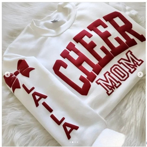 Personalized Cheer Mom sweatshirt,Custom Team Sweatshirts