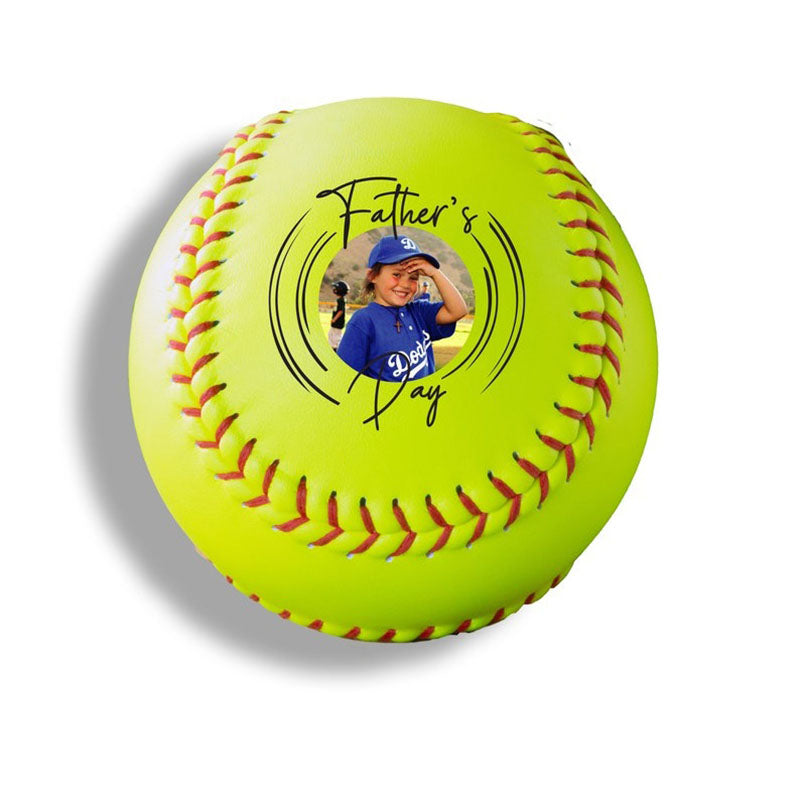 Softball Dad Gift, Fathers Day Gift, Fathers Day Softball, Custom Print Softball
