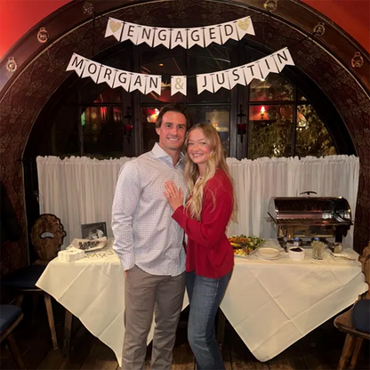 Engagement party decorations - bridal shower banner