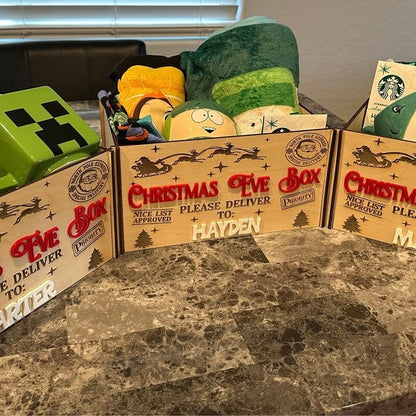 Christmas Eve Box/Christmas Eve Crate/Personalized