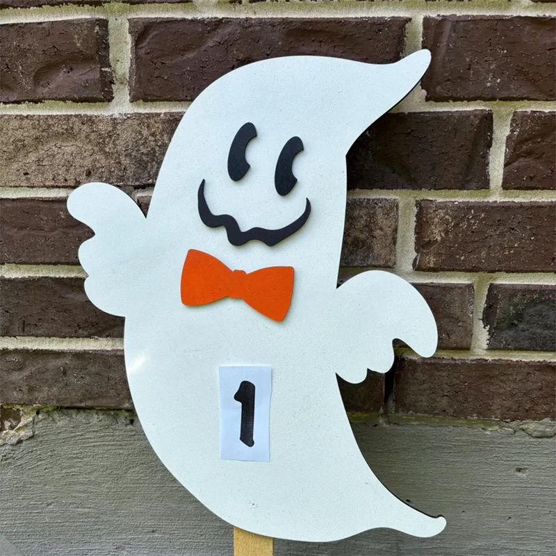 Personalized Ghost Yard Art Halloween Outdoor Decor Custom Fall Garden Decoration