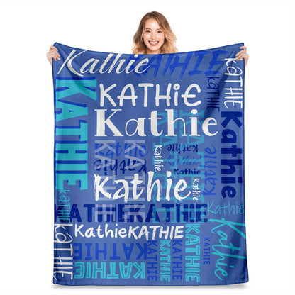 Blanket Personalized Flannel Throw Blanket for Son Daughter