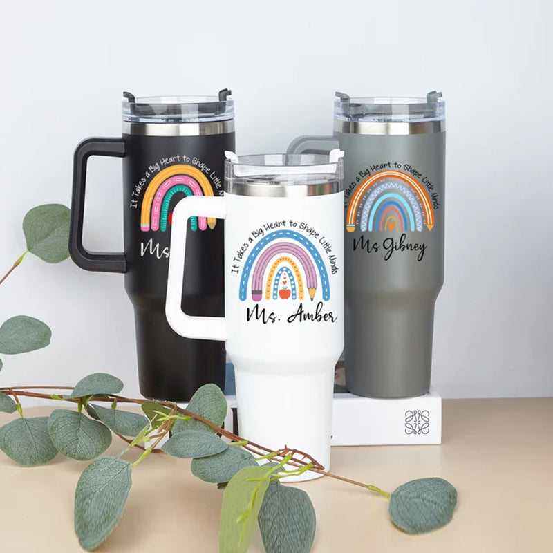Teacher Appreciation Gift, Teacher Travel Mug, Personalized Teacher 40oz Tumbler