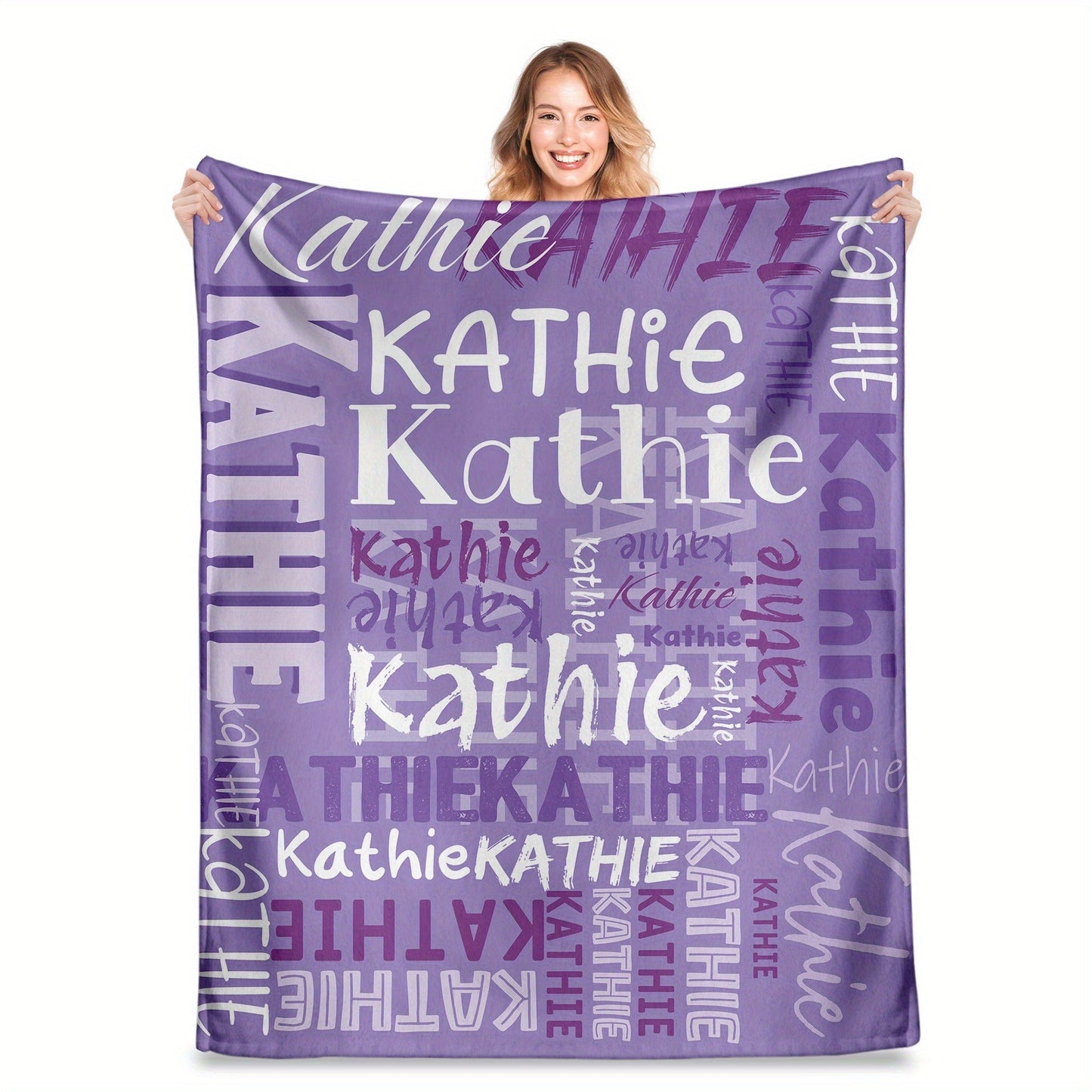 Blanket Personalized Flannel Throw Blanket for Son Daughter