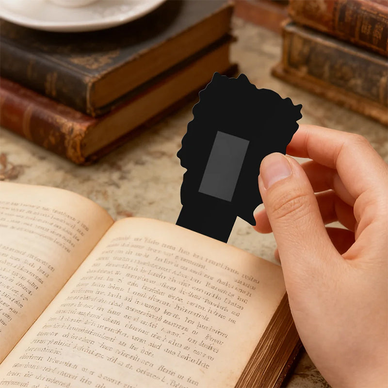 Personalized Vintage Book Floral Dragon Magnetic Bookmark