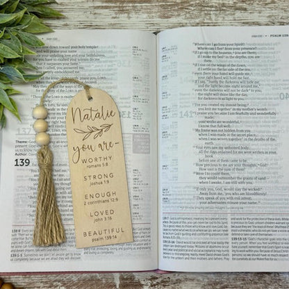 Bible bookmarks, personalized Baptism gift, first communion