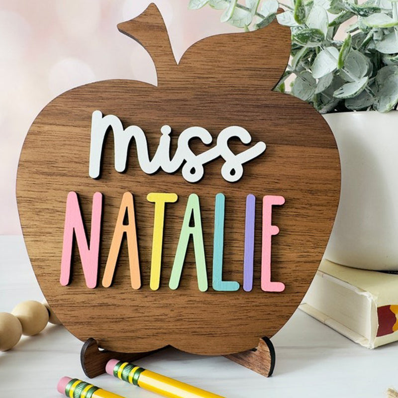 Teacher Name Plate Personalized, Teacher Desk Name Plate