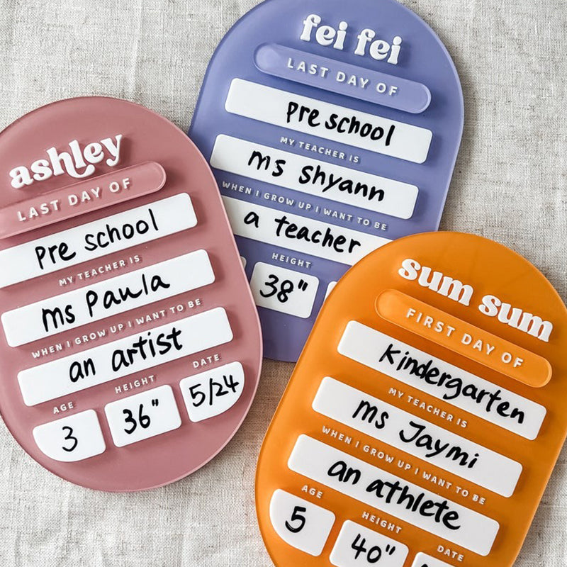 First Day of School Sign|Back to School Sign|Personalized School Sign