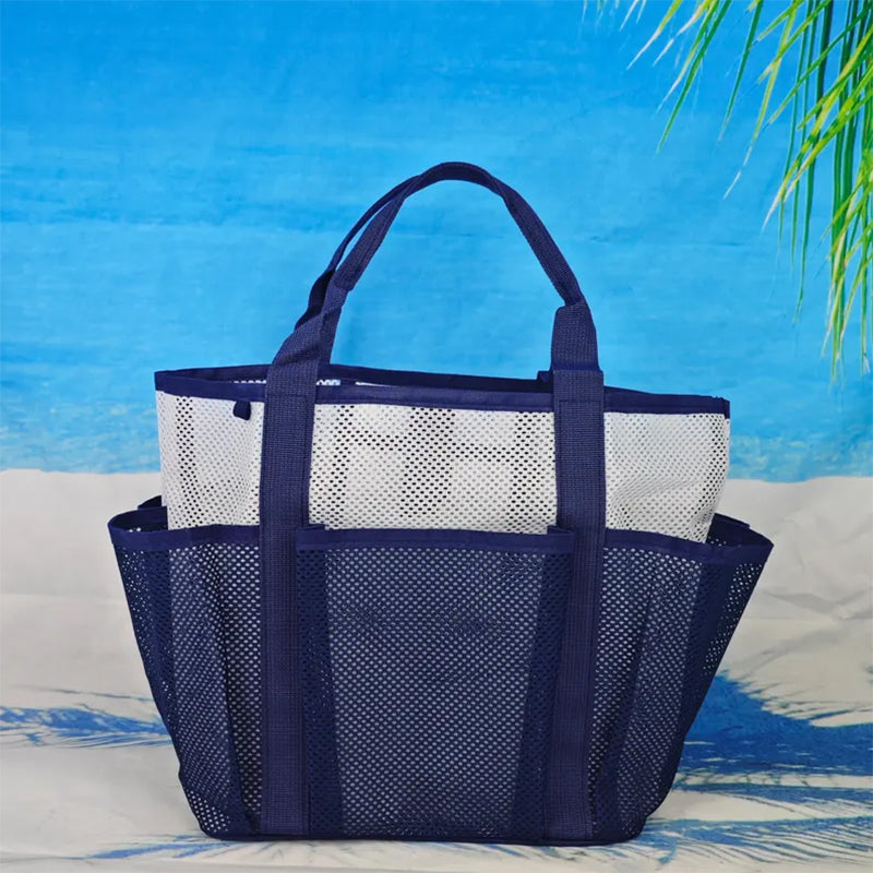 Personalized Beach Tote Bag,Beach Mesh Bag,Girls Travel Wash Bag