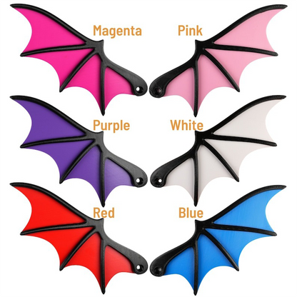 License Plate Bat Wings