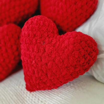 Personalized Valentine's Heart | Valentine's Plushie | Crochet Stuffie