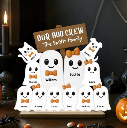 Personalized Halloween Family Sign