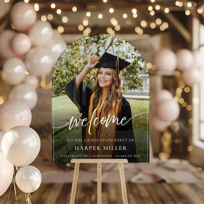 Acrylic Graduation Party Sign | Custom Graduation Sign