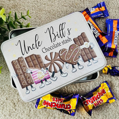 Personalised biscuit tin, biscuits, cookies, girlfriend, gift for her, him