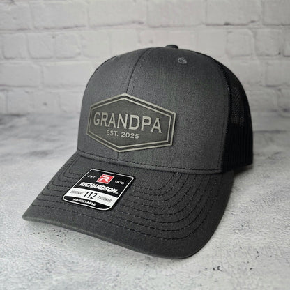 Custom Grandpa Hat, Grandpa Cap EST. any year 2024, 2025, etc