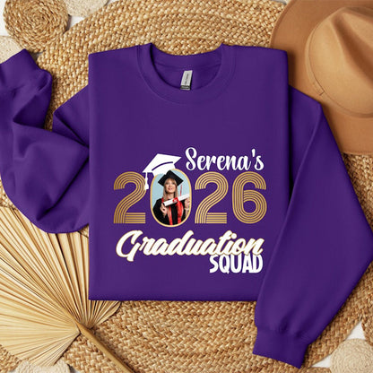 Photo Graduation 2026 Shirts,Custom Graduation T-Shirt