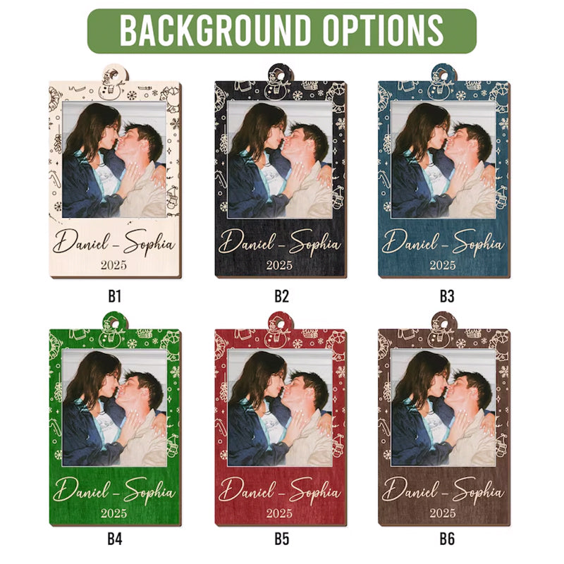 Custom Photo Strip Christmas Ornament: Personalized Family Keepsake