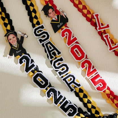 Graduation lei With Name, Class of 2025 Graduation Lei