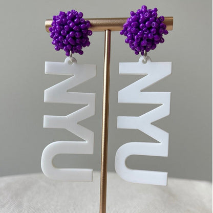 Personalized Custom Game Day Earrings