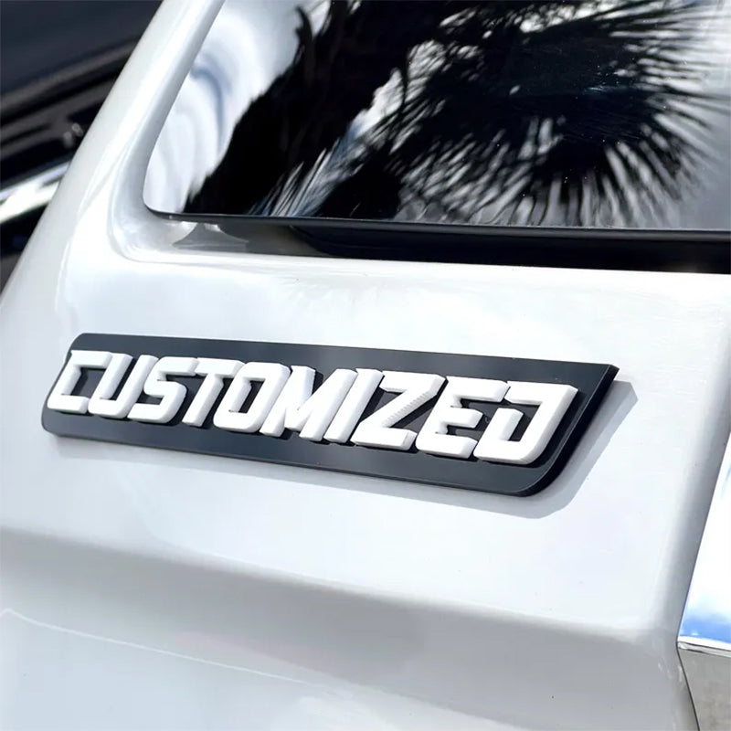 Custom Car Name Emblem Badge Custom