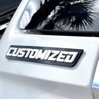 Custom Car Name Emblem Badge Custom