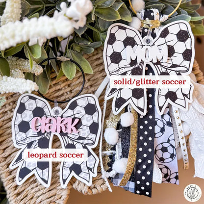 Softball Baseball Bogg Bag Tag, Softball Mom Bag Tassel and Charm