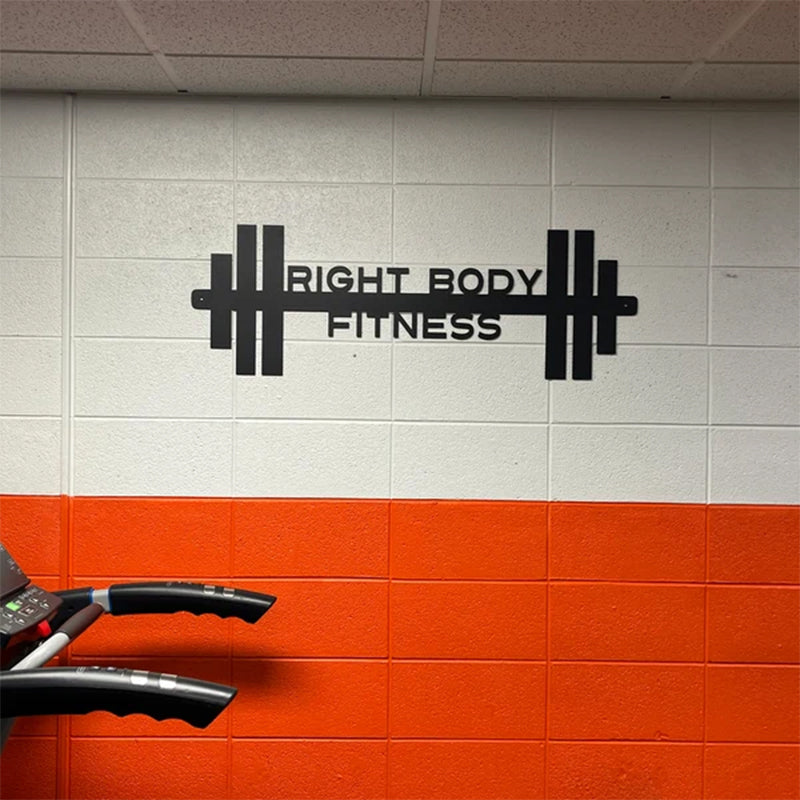 Personalized Home Gym Sign - Work Out - Custom Gym Sign