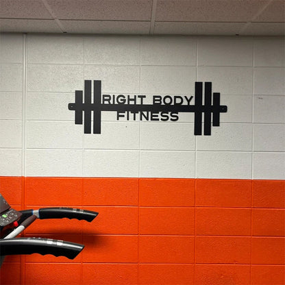 Personalized Home Gym Sign - Work Out - Custom Gym Sign