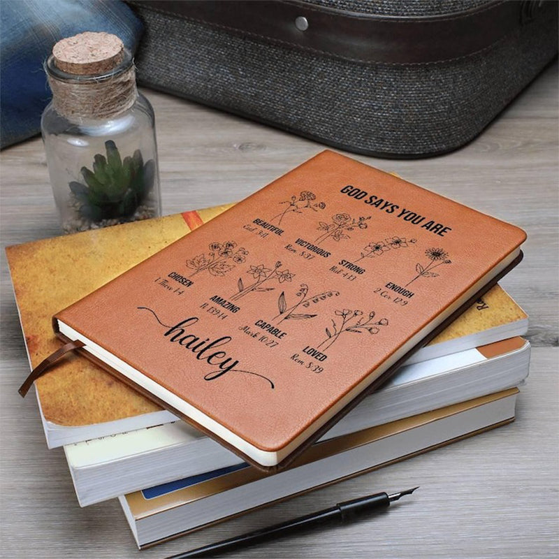 Personalized Prayer Journal For Women Custom Positive Affirmations Journal Christian Gift