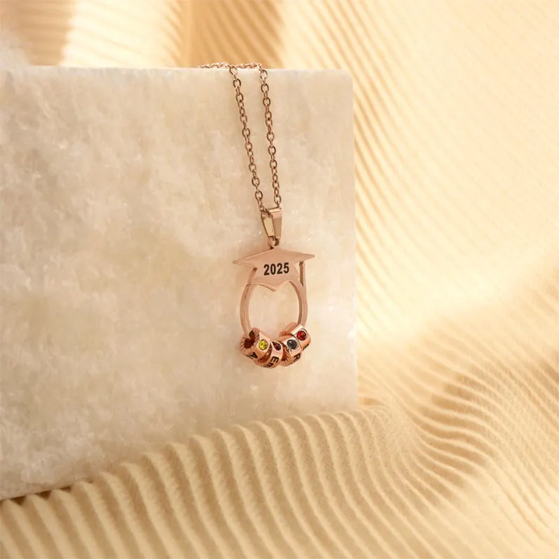 Personalized Graduation Necklace with Graduate's Name