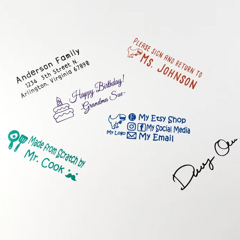 Personal Signature Self Inking Stamp for Custom Signature