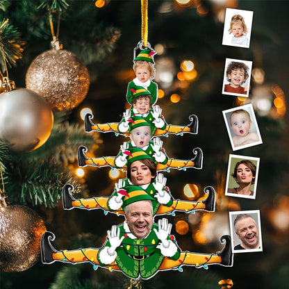 Personalized Custom Photo Christmas Tree Ornament