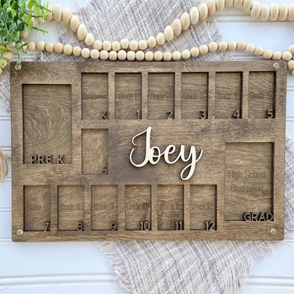 Personalized Pre-K To Graduation Year Photo Frame