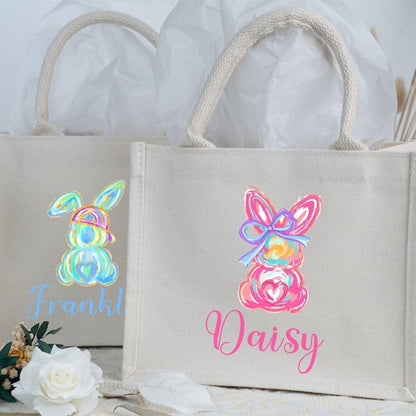 Personalized Easter Bag with Name,Easter Basket gift