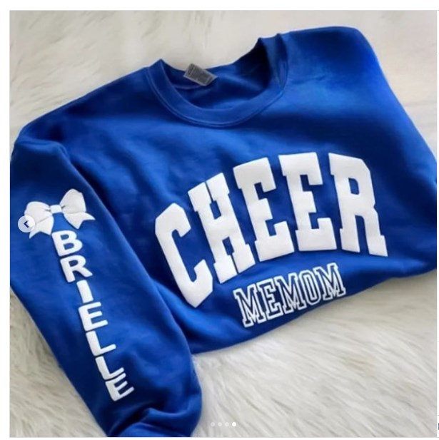 Personalized Cheer Mom sweatshirt,Custom Team Sweatshirts