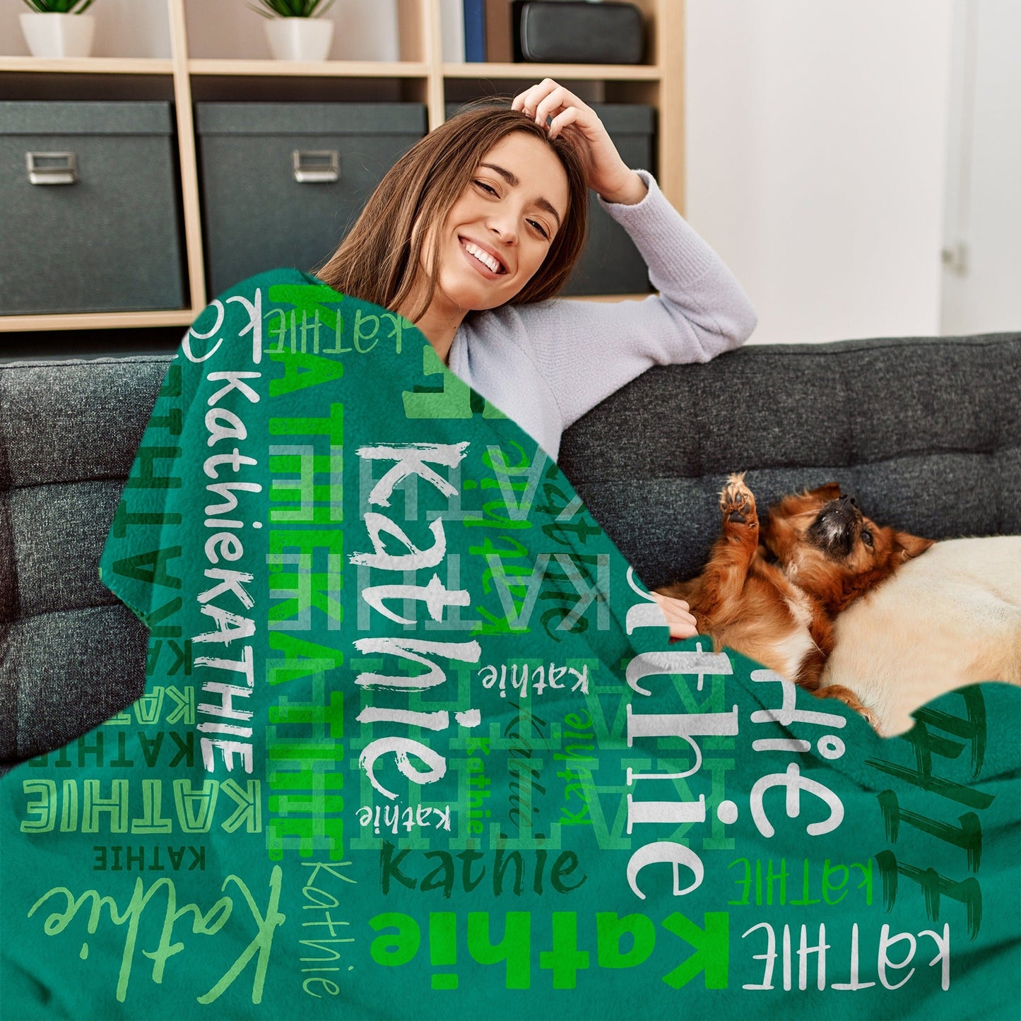 Blanket Personalized Flannel Throw Blanket for Son Daughter