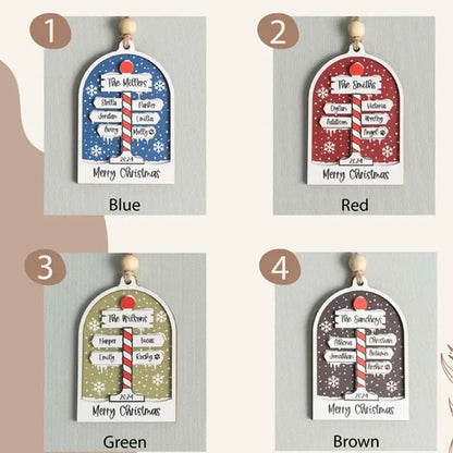 Personalized Family Christmas Ornaments