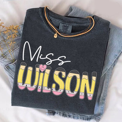 Custom Name Teacher Shirt, First Day Of School Teacher Shirt