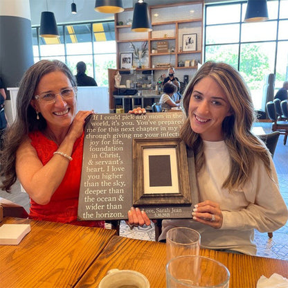Unique Mother of the Bride Gift, Personalized Frame for Mom, Like My Mother Does