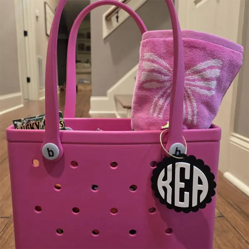 Monogram Keychain Bogg Bag Monogram Diaper Bag Keychain